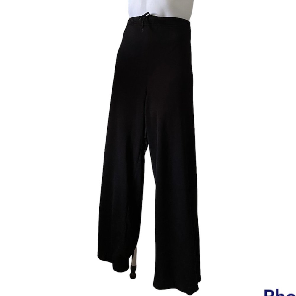 Athletic Works Men's Black Stretch Striped Sweatpants with Pockets Size 2XL